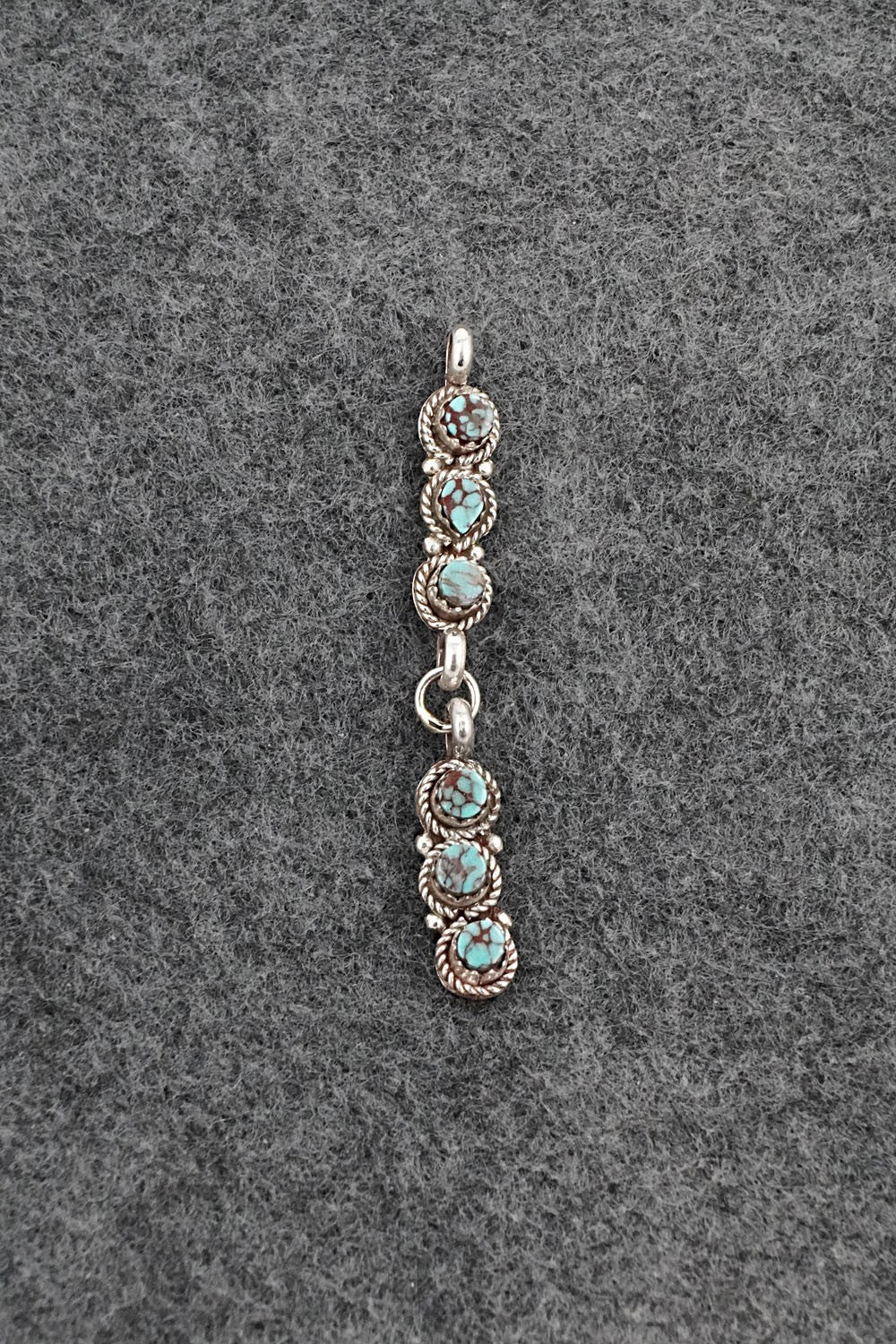 Turquoise & Sterling Silver Pendant - Jared Burns