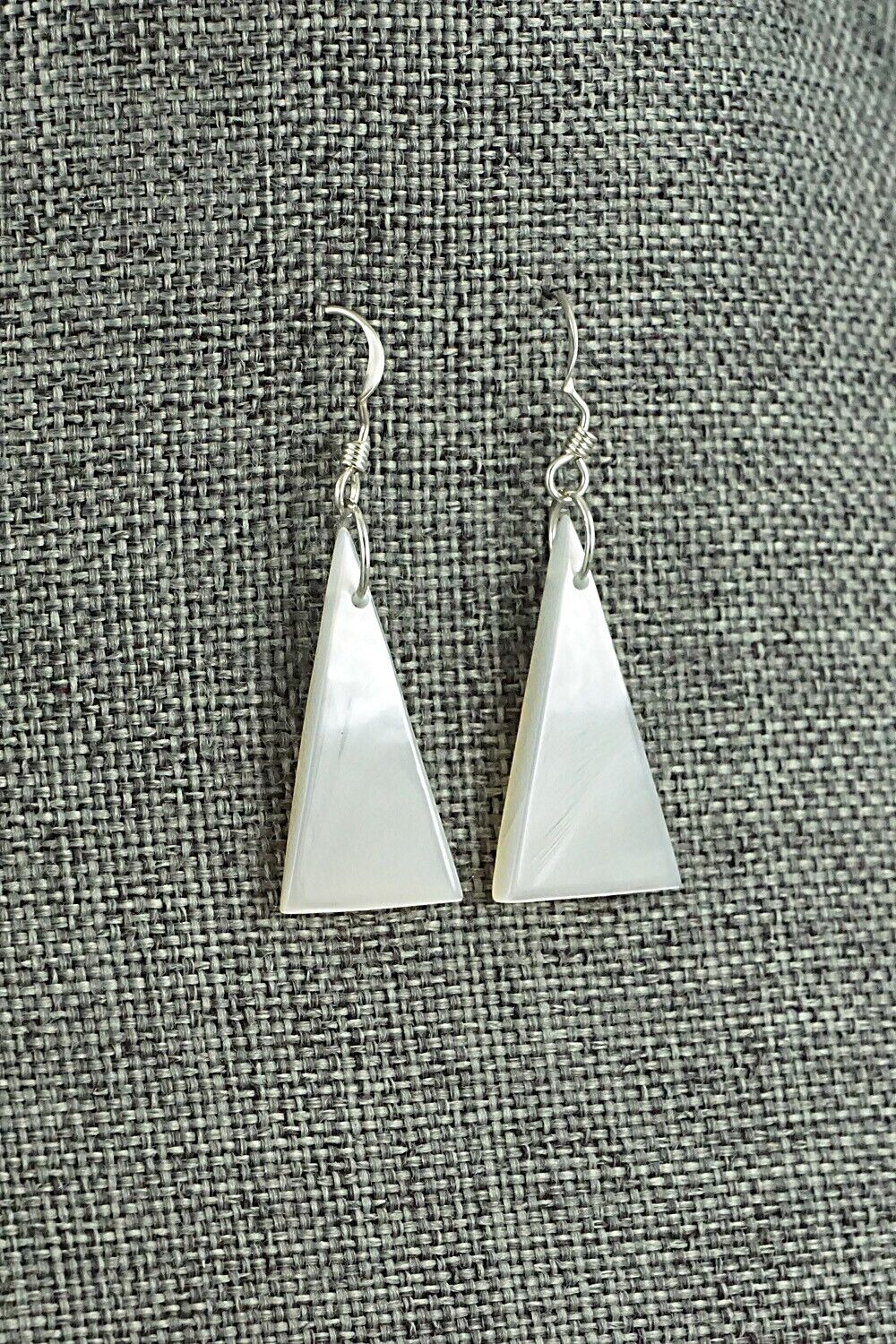 Mother of Pearl & Sterling Silver Earrings - Jesus Espino