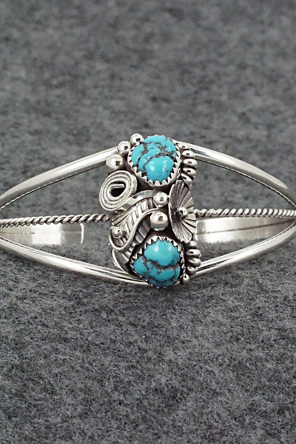 Turquoise & Sterling Silver Bracelet - Max Calladitto