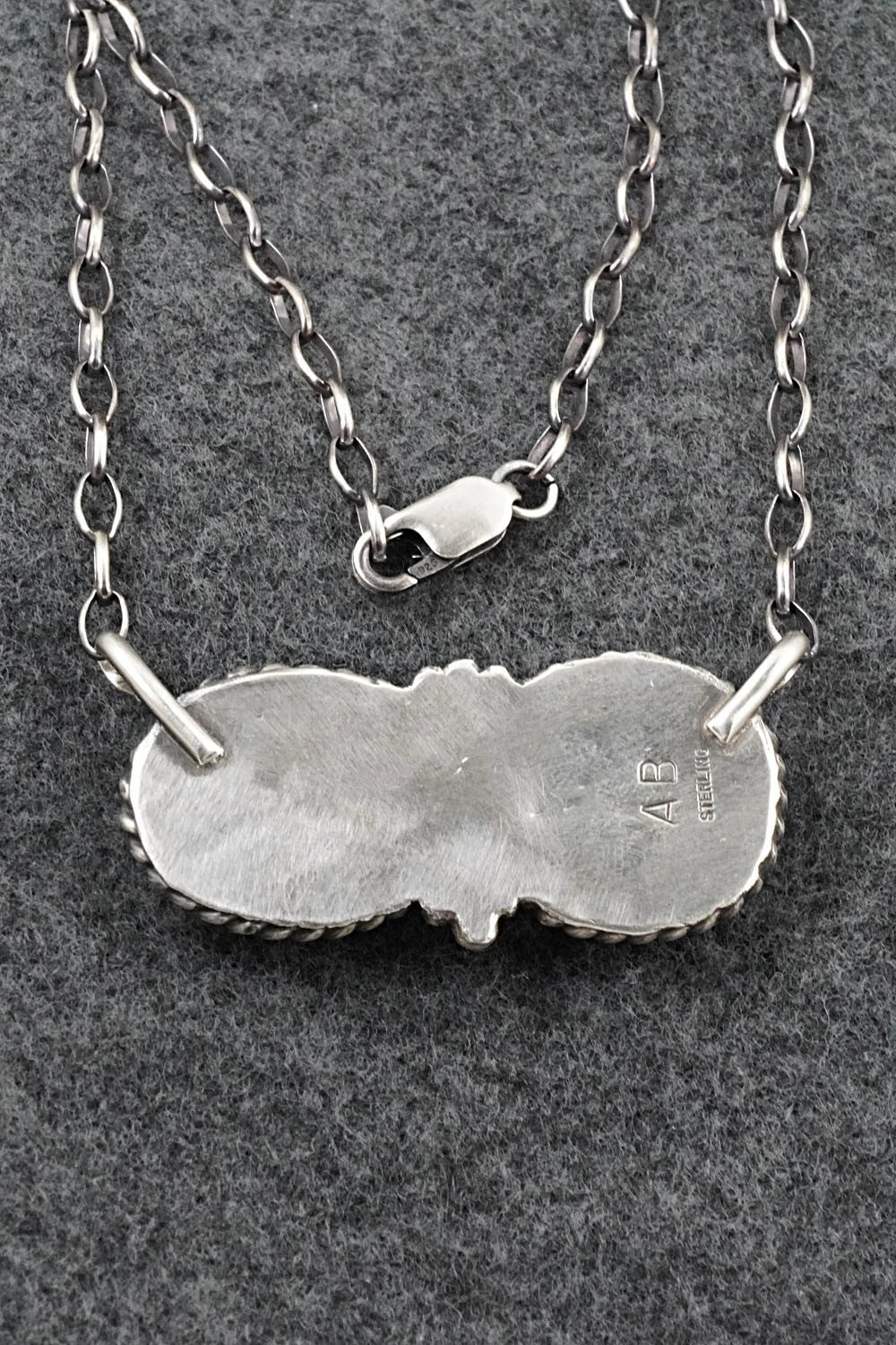 Turquoise & Sterling Silver Necklace - Antwone Brown