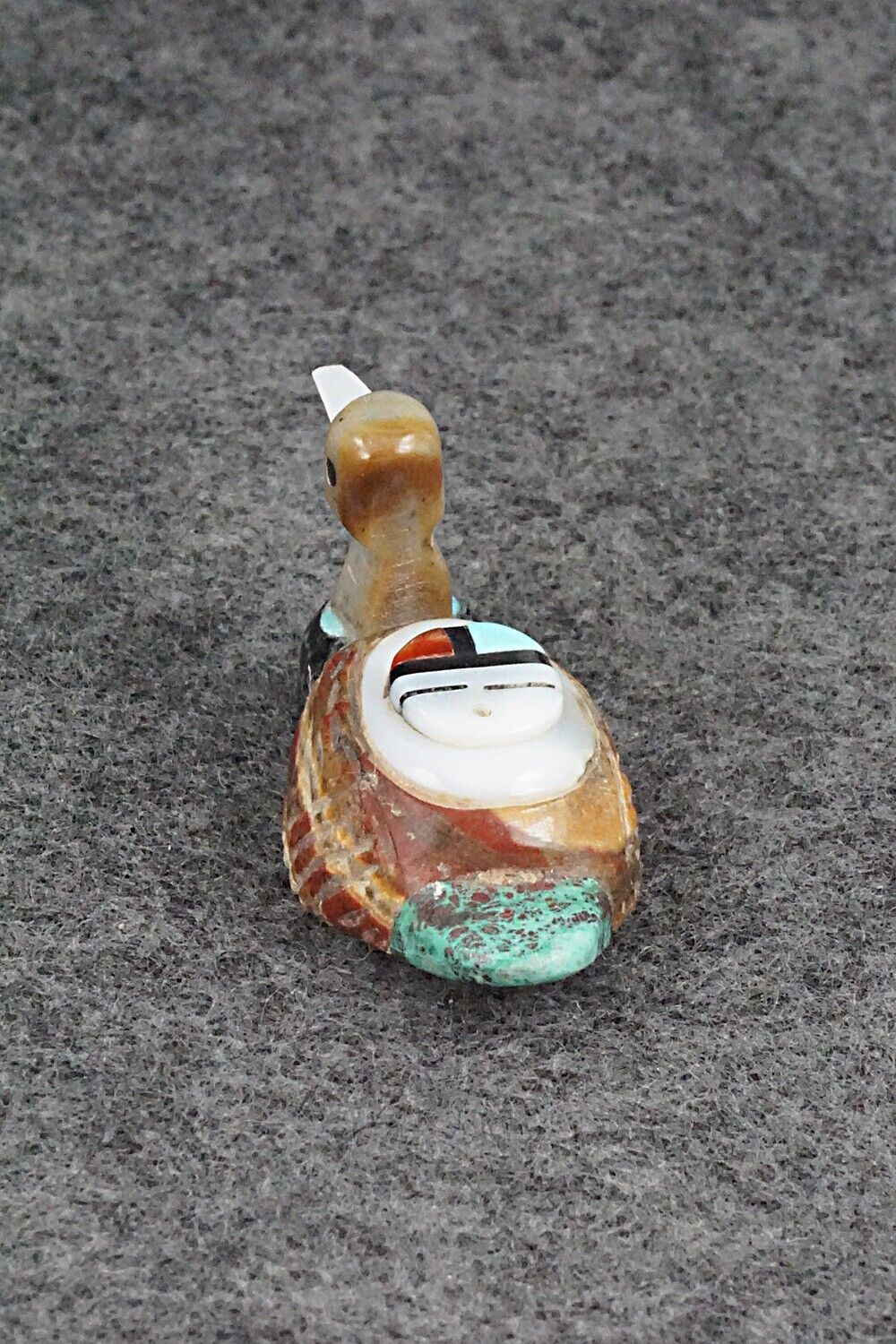 Duck Zuni Fetish Carving - Darrin Boone