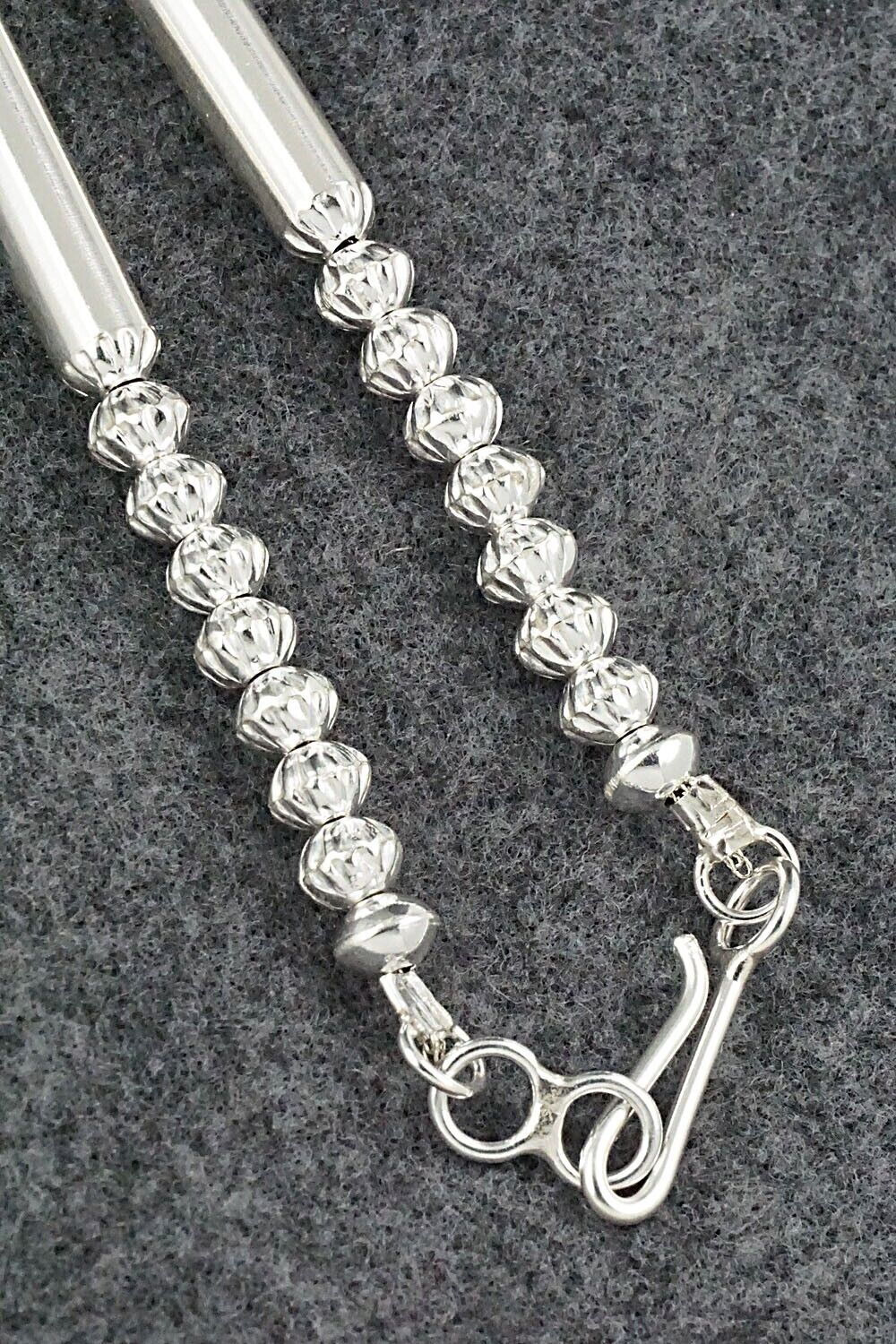 Sterling Silver Navajo Pearl Necklace - Tonisha Haley