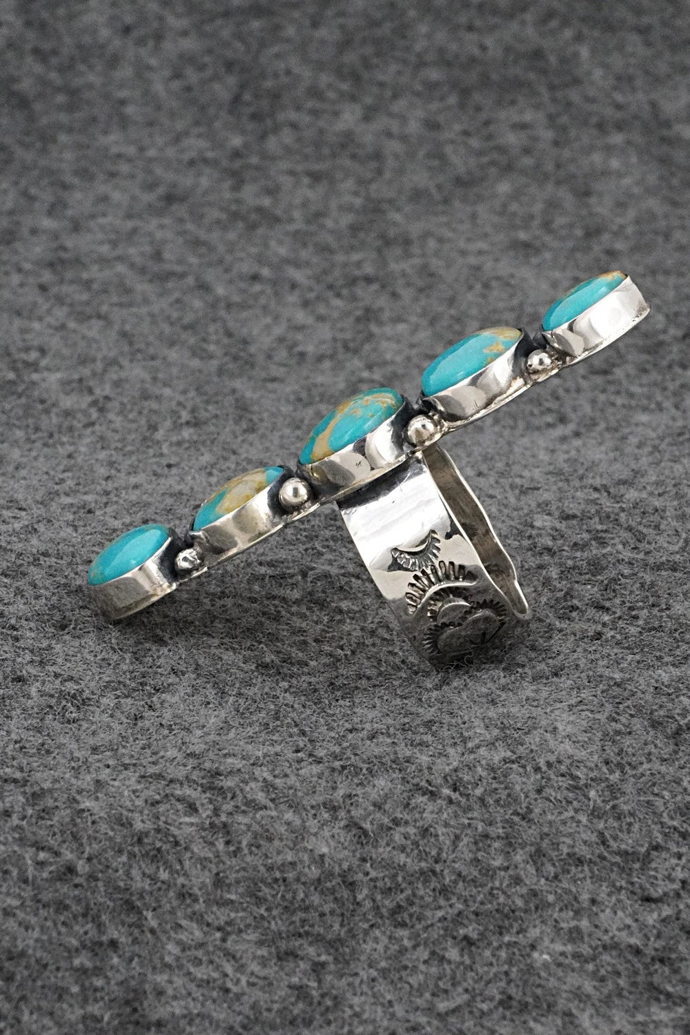 Turquoise & Sterling Silver Ring - Cody Noble - Size 8.5