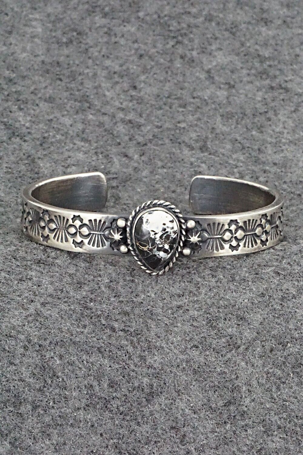 White Buffalo & Sterling Silver Bracelet - Mike Thompson