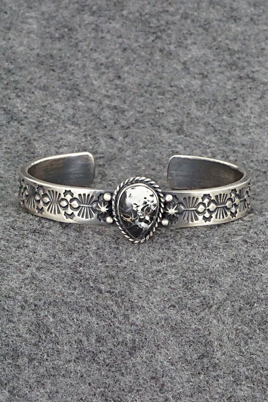 White Buffalo & Sterling Silver Bracelet - Mike Thompson