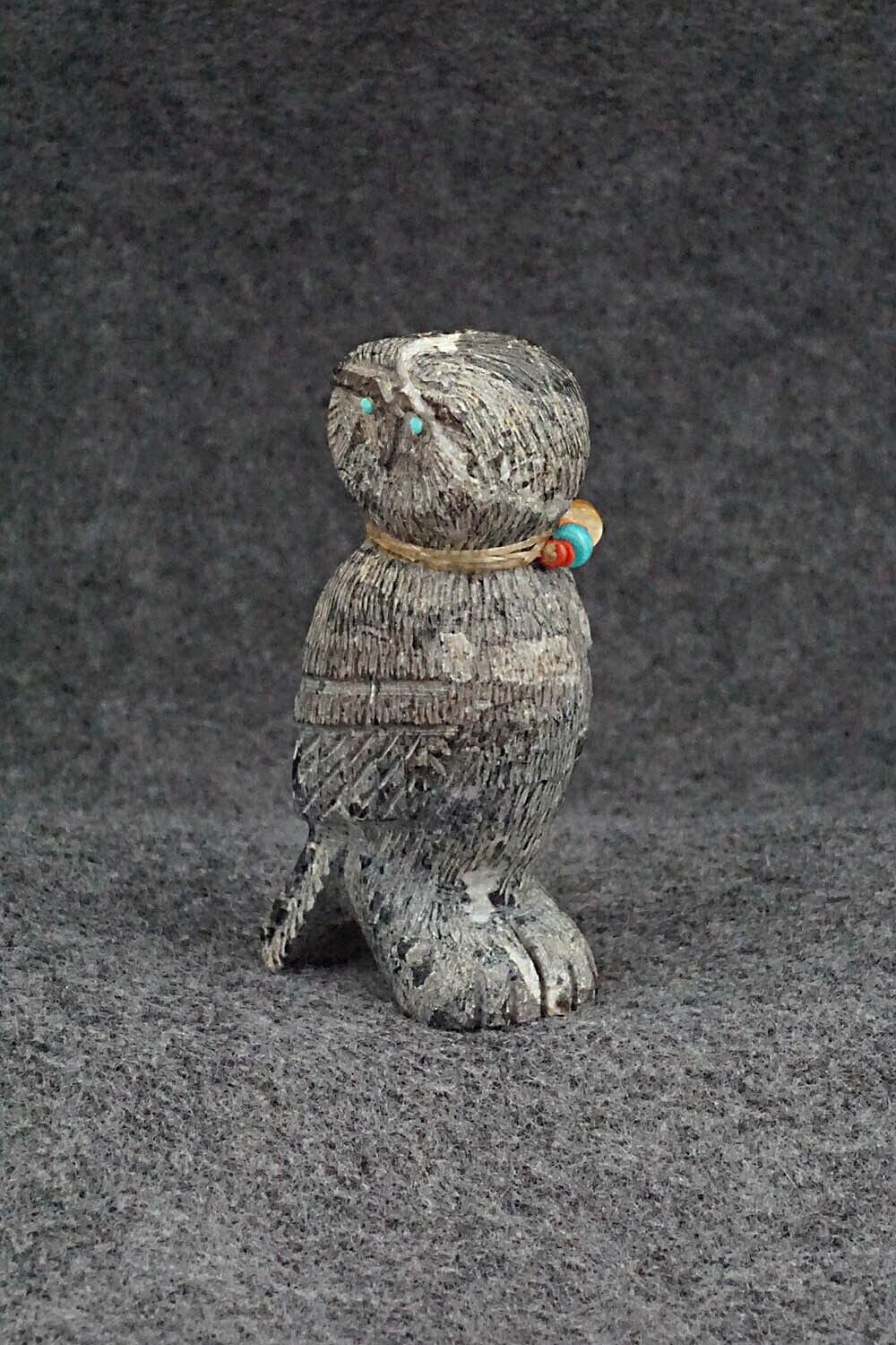 Owl Zuni Fetish Carving - Douglas Martza