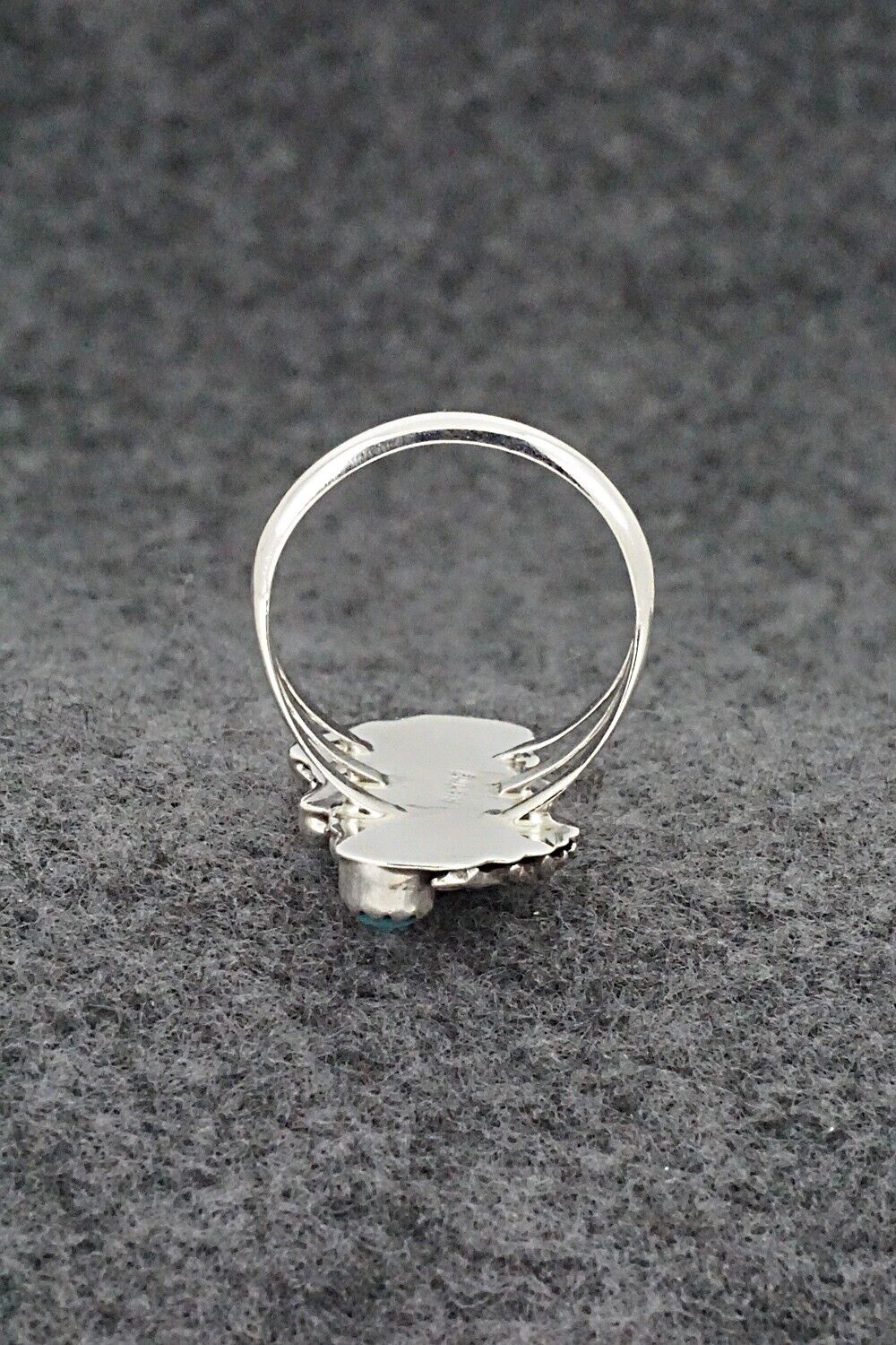 Turquoise & Sterling Silver Ring - Alice Rose Saunders - Size 7.5