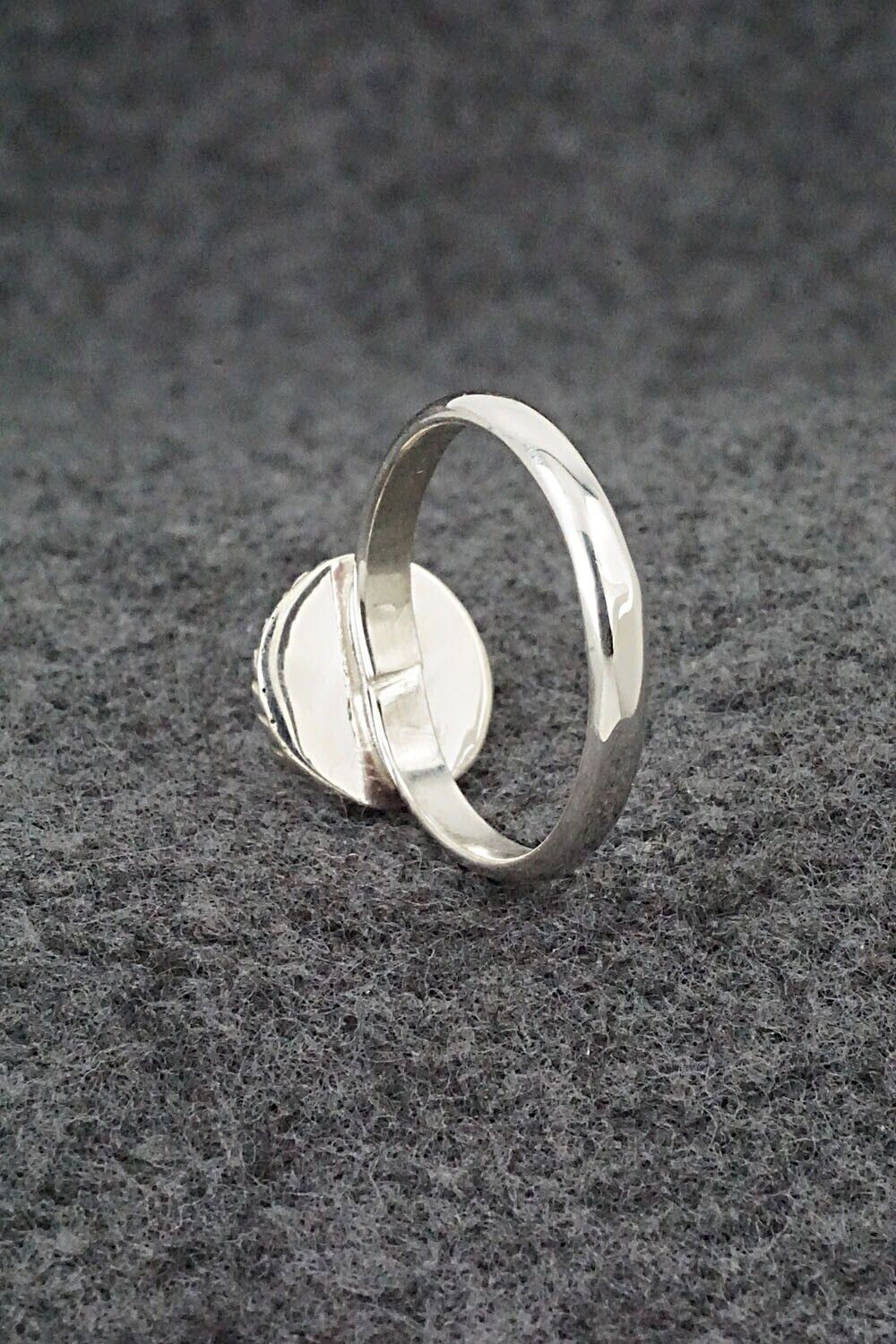 Multi-Stone & Sterling Silver Ring - Delbert Kallestewa Jr. - Size 9.5