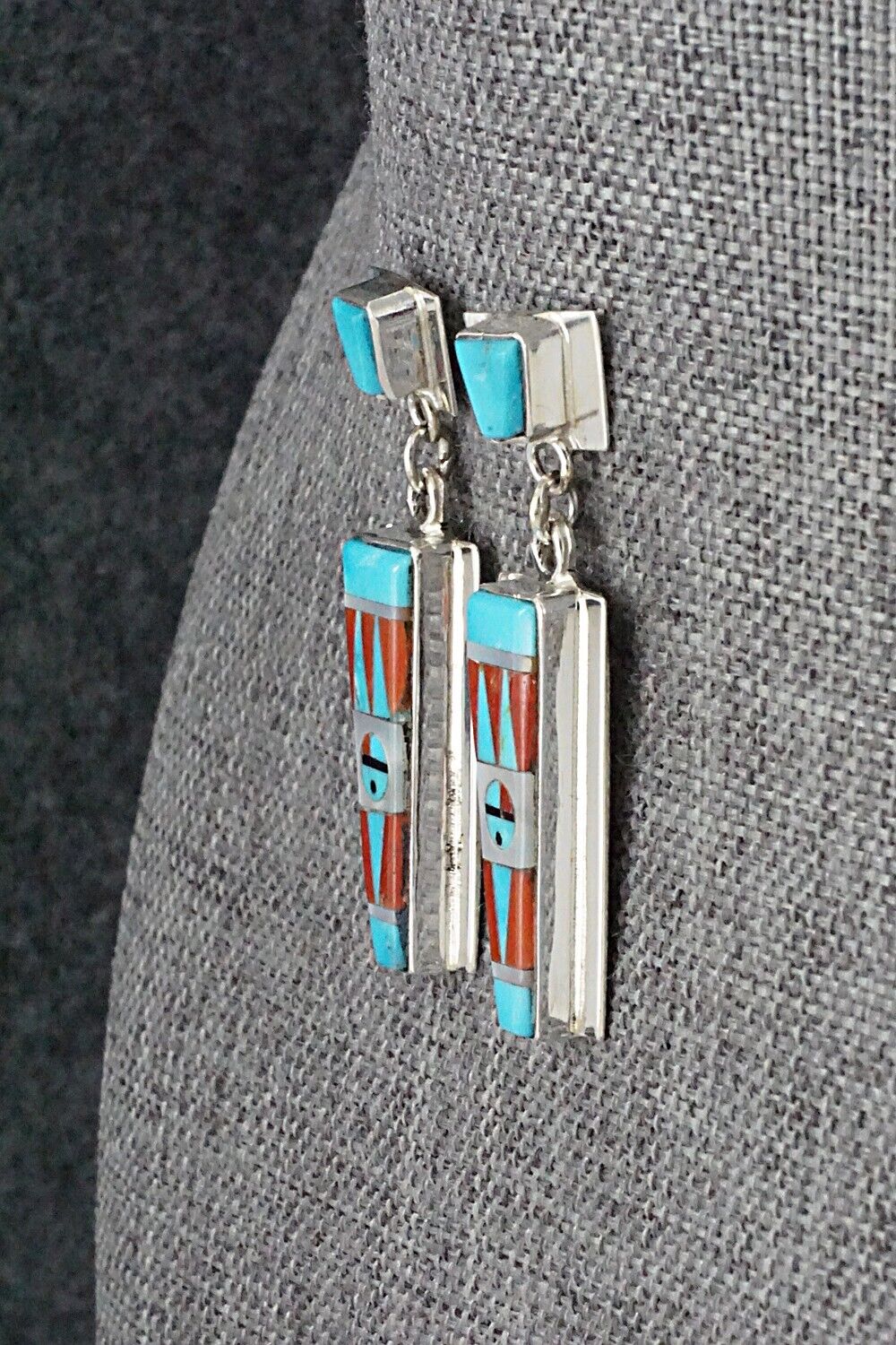 Multi-Stone & Sterling Silver Earrings - Patty Edaakie