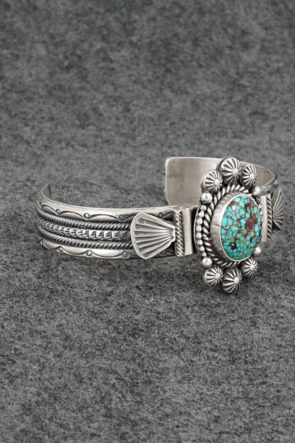 Turquoise & Sterling Silver Bracelet - Michael Calladitto
