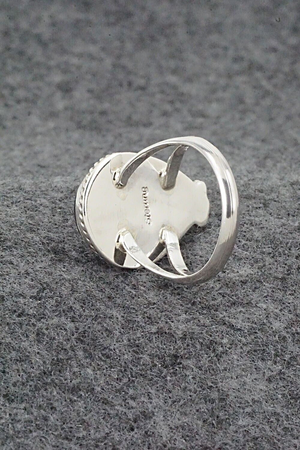 White Buffalo & Sterling Silver Ring - Paige Gordon - Size 7.75