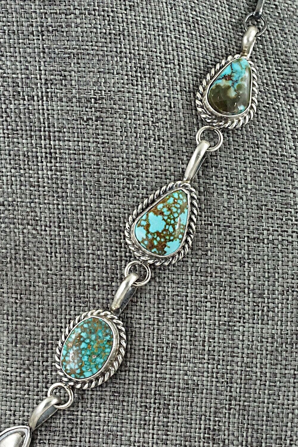 Turquoise & Sterling Silver Necklace - Derrick Gordon