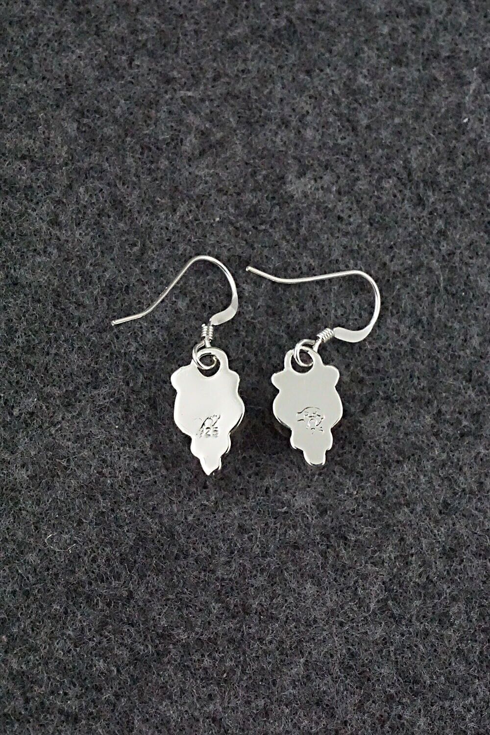 Coral & Sterling Silver Earrings - Annie Spencer