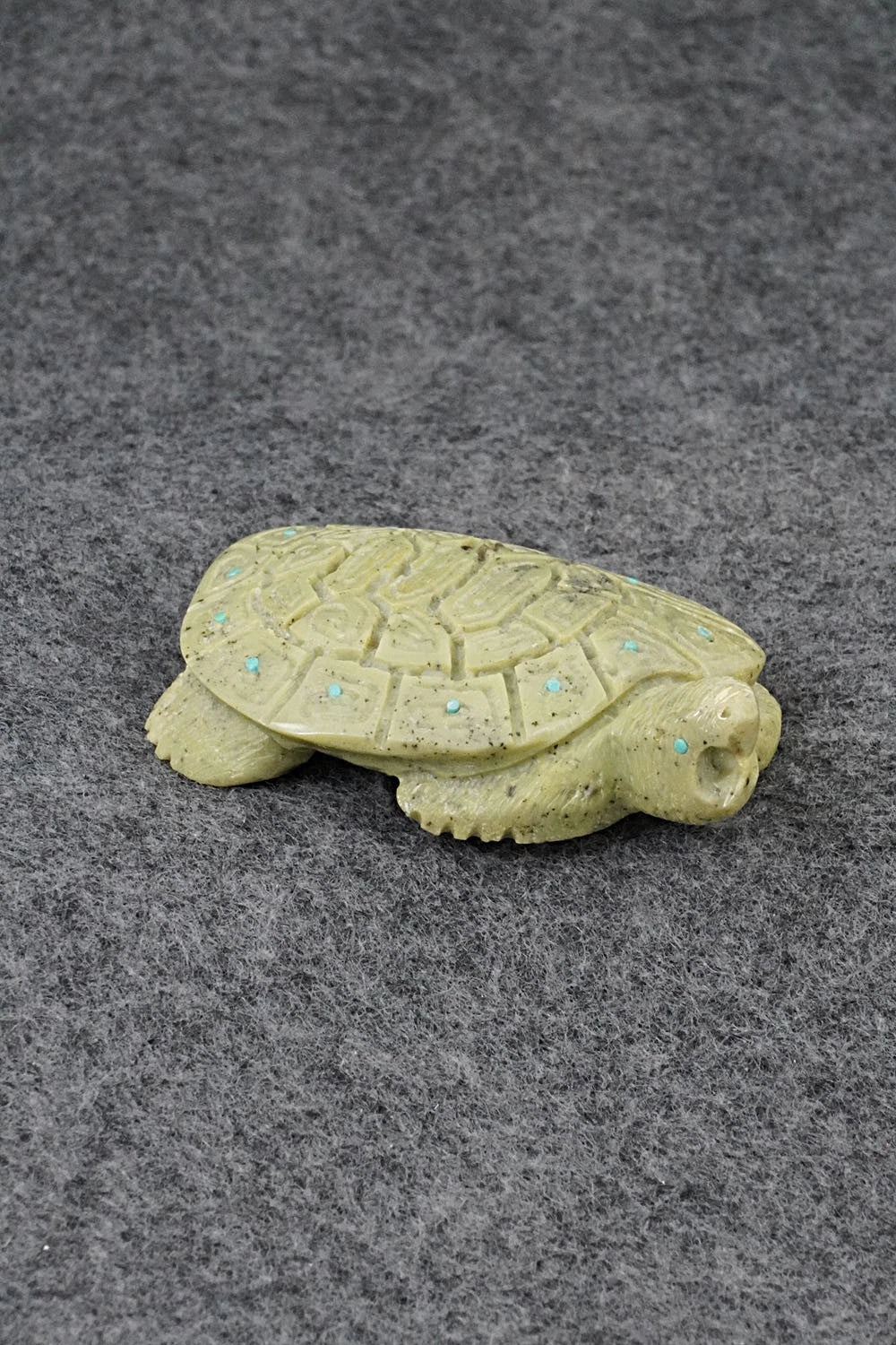 Turtle Zuni Fetish Carving - Adrian Cachini