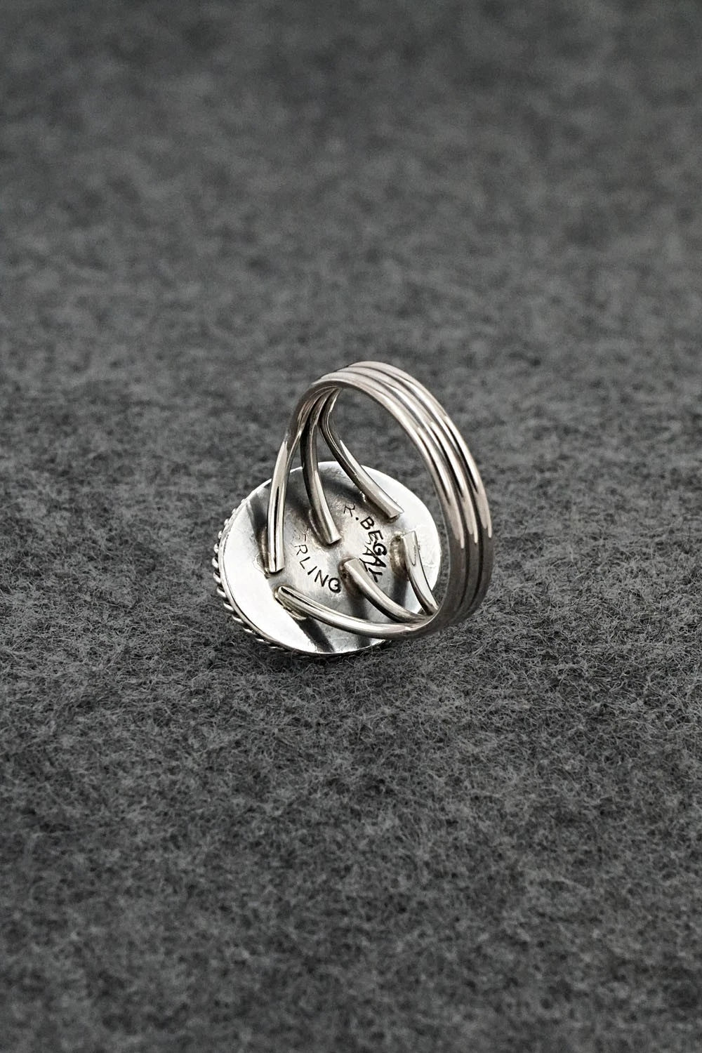 Turquoise & Sterling Silver Ring - Rena Begay - Size 8