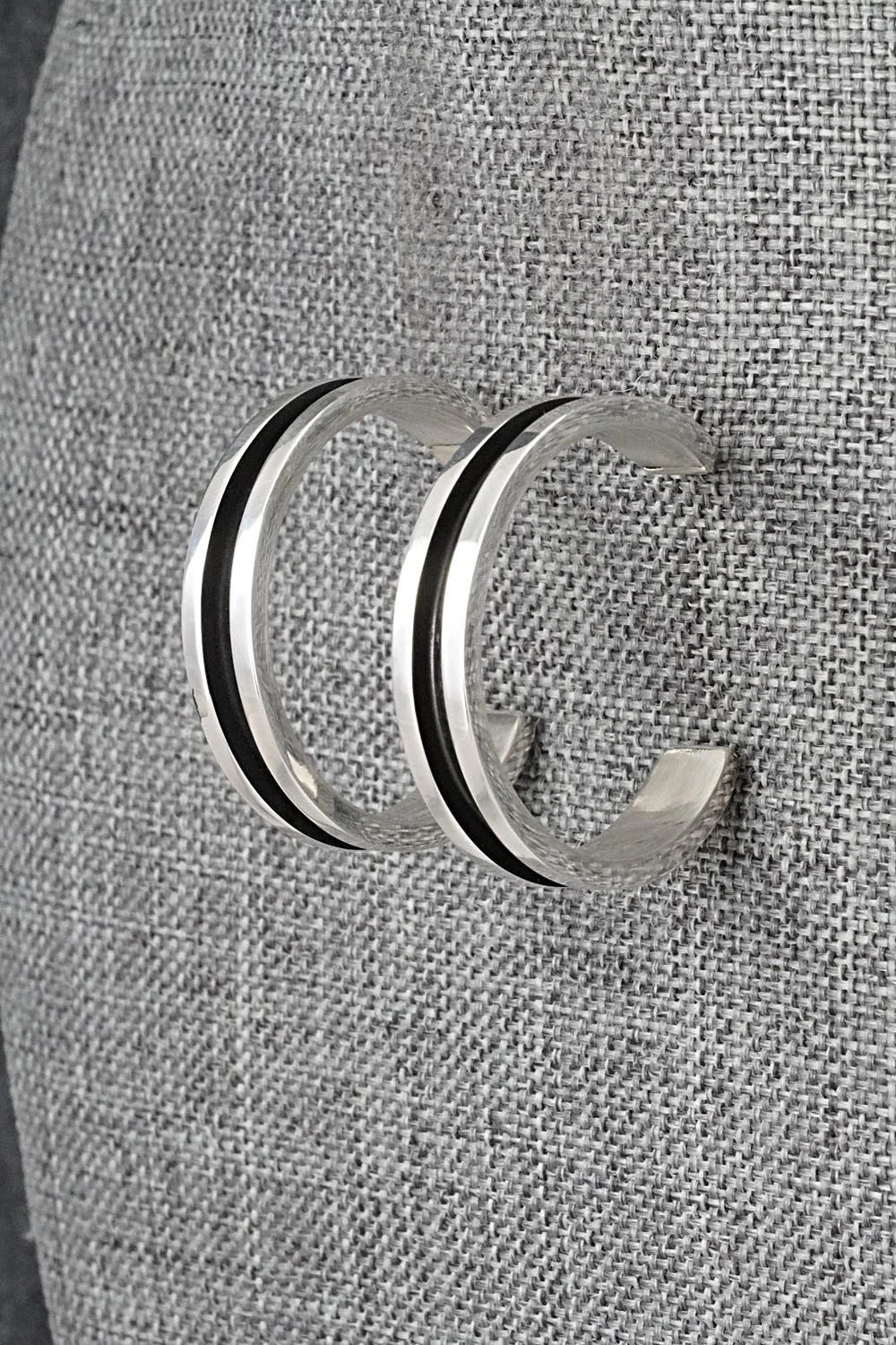 Sterling Silver Hoop Earrings - Tom Hawk