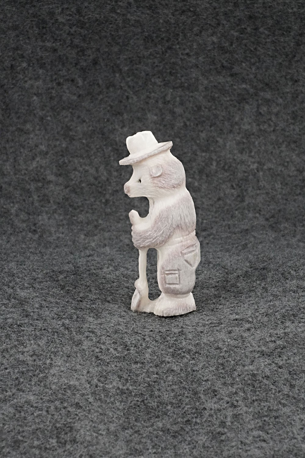 Smokey Bear Zuni Fetish Carving - Chris Peina