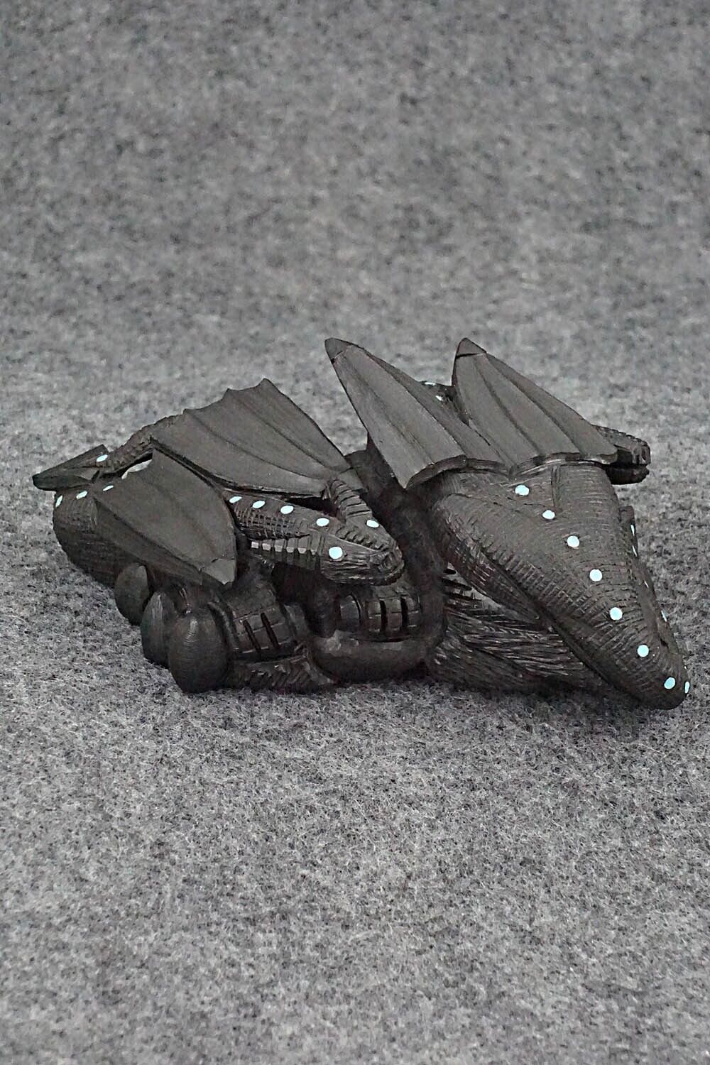Dragons Zuni Fetish Carving - Destry Siutza