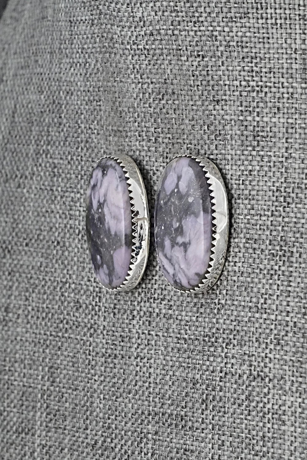 Morado & Sterling Silver Earrings - Murray Hannaweeka