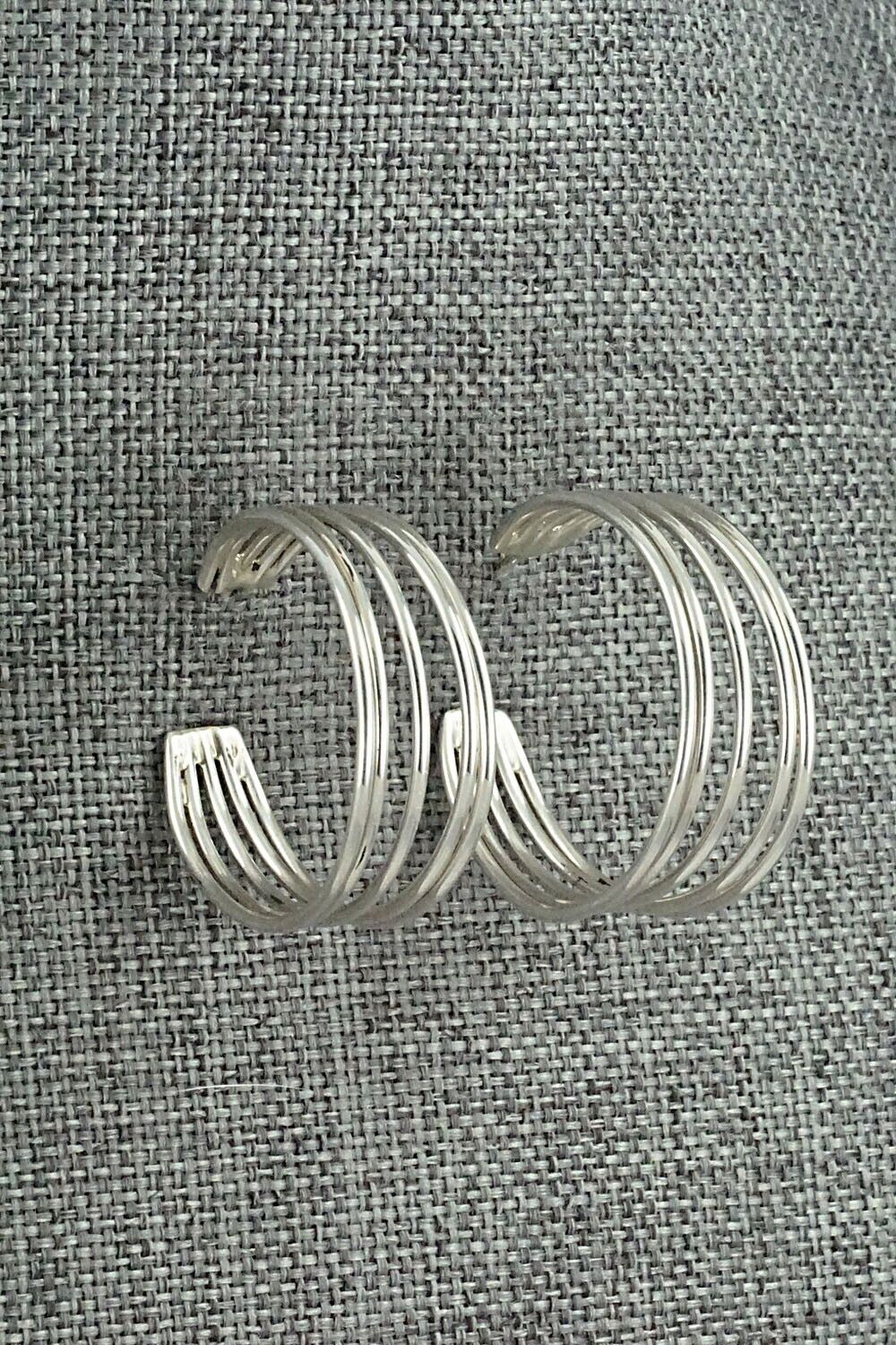 Sterling Silver Hoop Earrings - Janet Smith