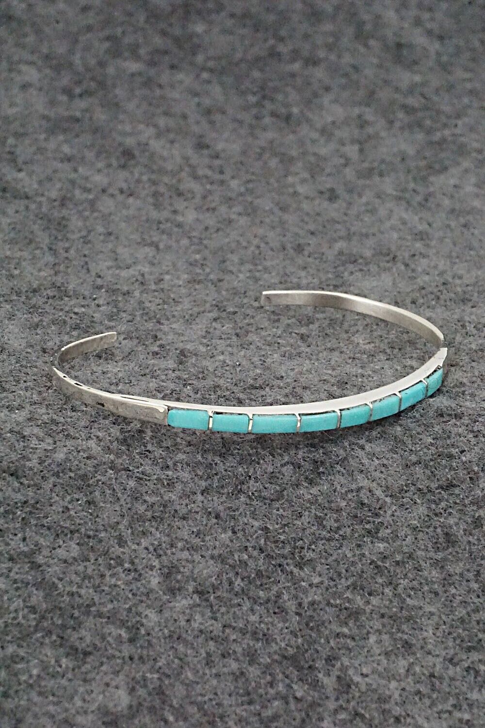 Turquoise & Sterling Silver Bracelet - Jeanette Chavez