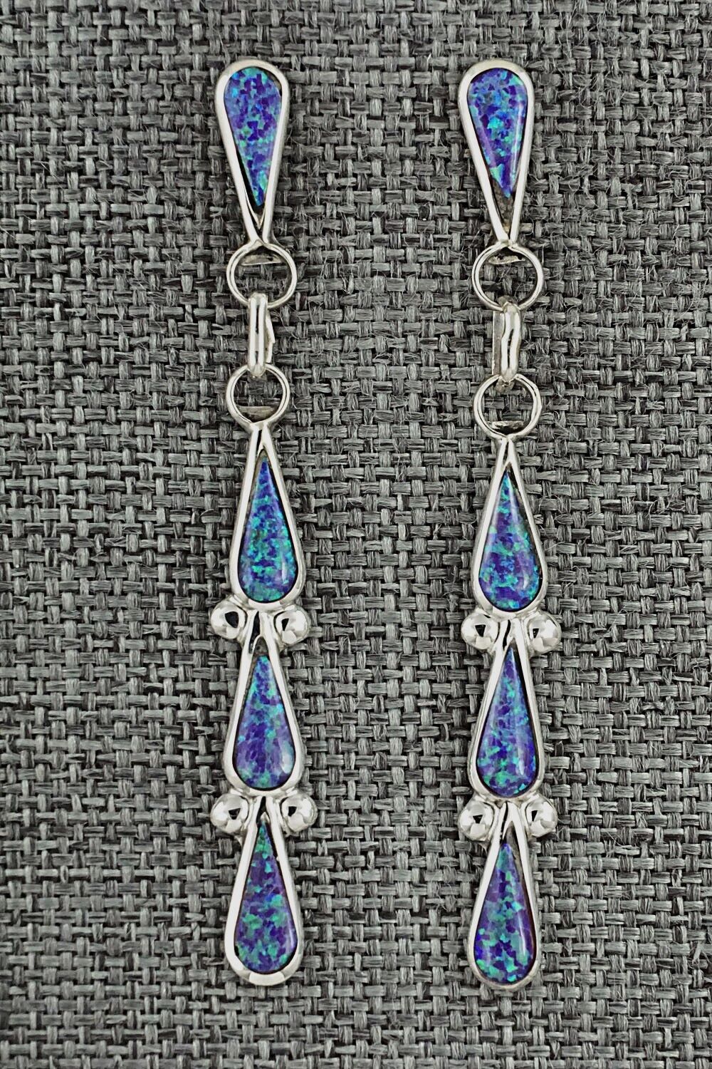 Opalite & Sterling Silver Earrings - Angela Gasper