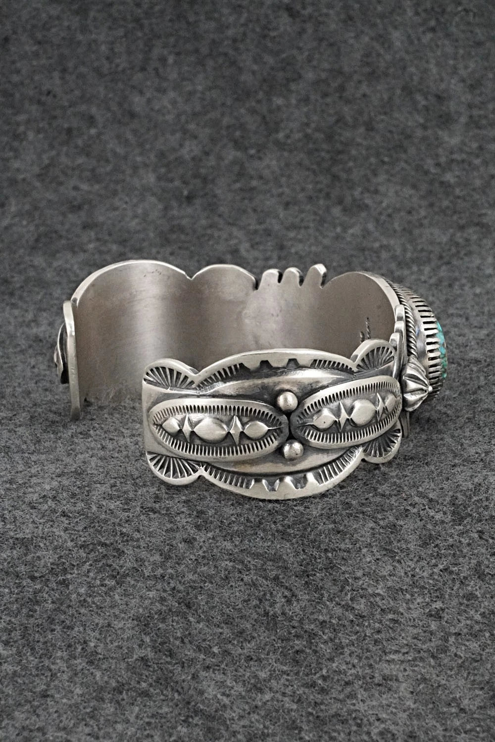 Turquoise & Sterling Silver Bracelet - Mark Yazzie