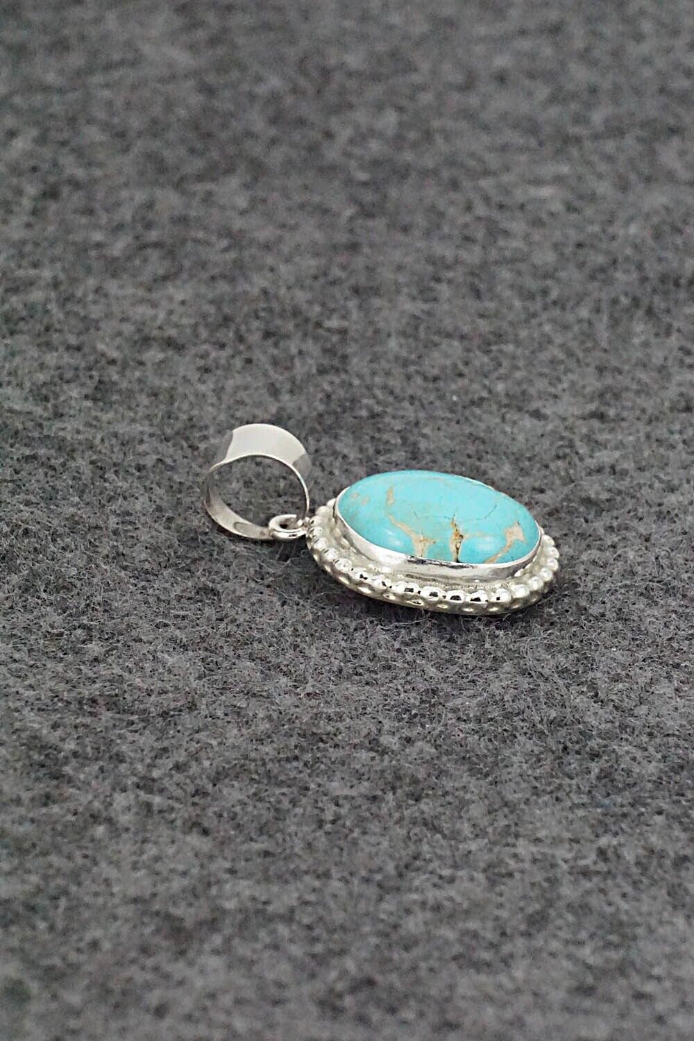 Turquoise & Sterling Silver Pendant - Byron Begay