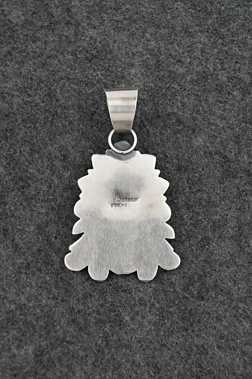 Turquoise and Sterling Silver Pendant - Derrick Gordon