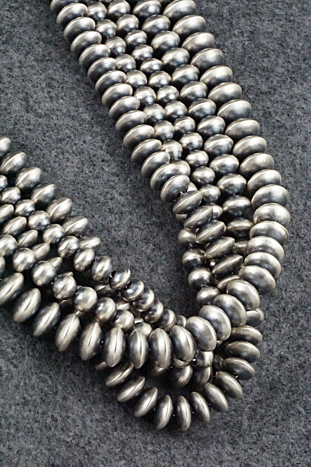 Sterling Silver Navajo Pearl Necklace - Jan Mariano