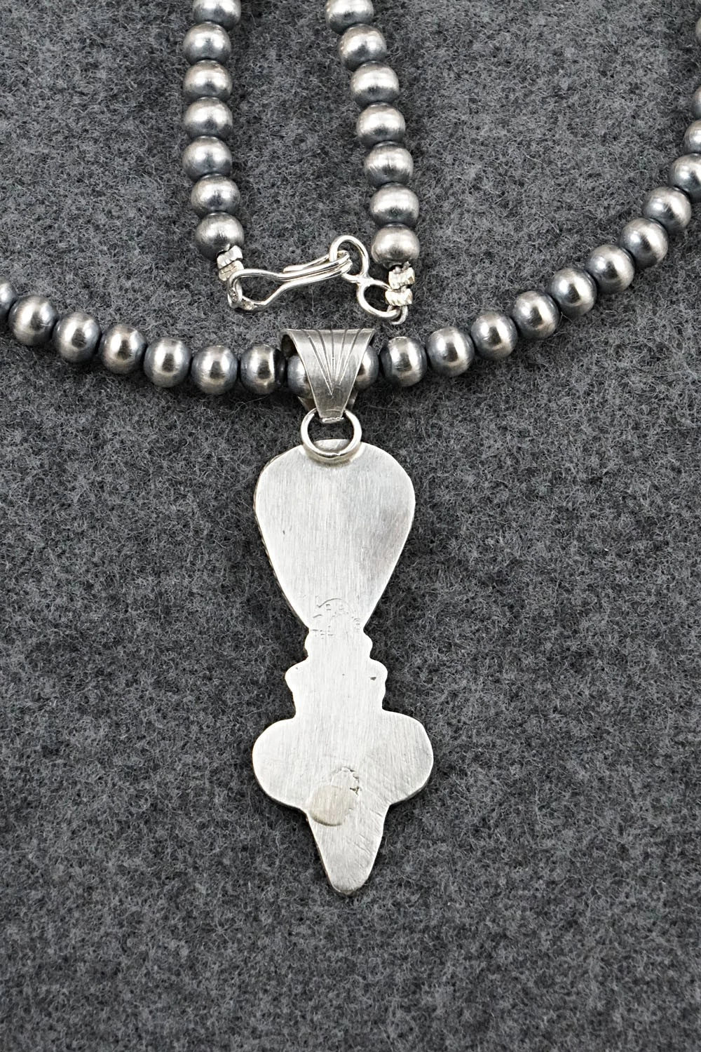 Turquoise & Sterling Silver Necklace - Gary Shorty