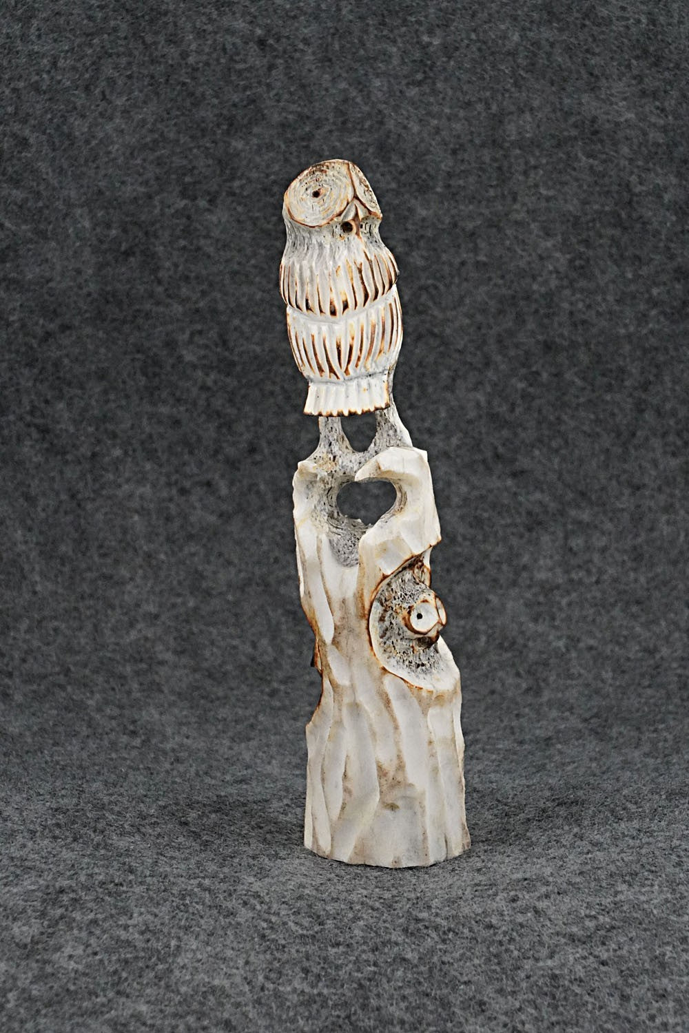 Owl Zuni Fetish Carving - Ruben Najera