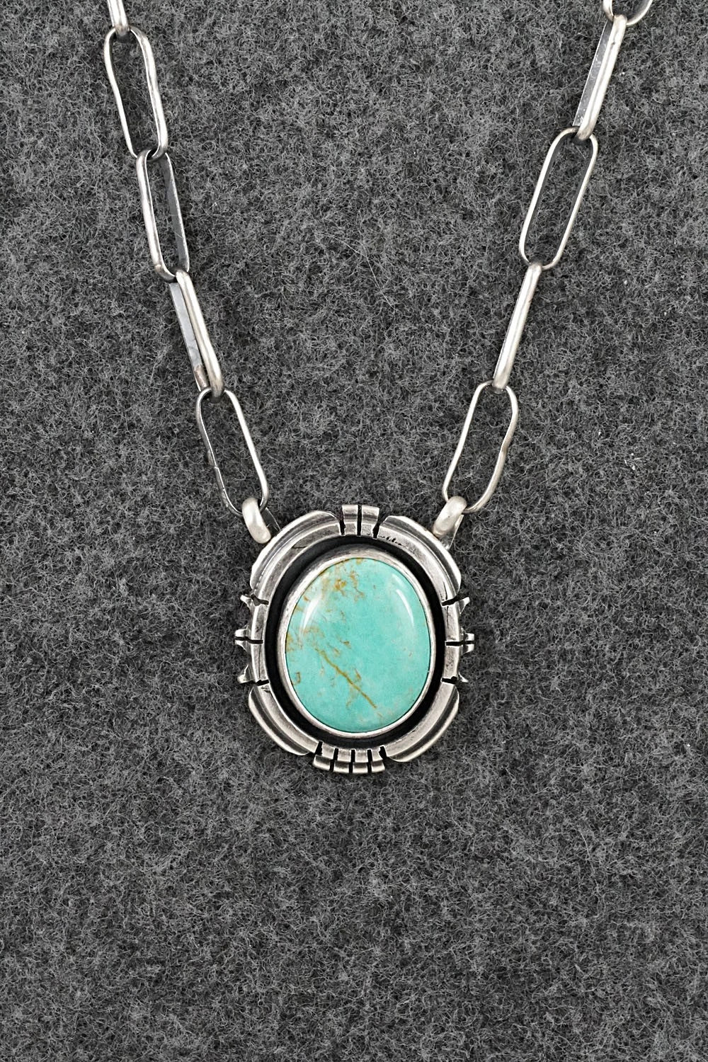 Turquoise & Sterling Silver Necklace - Daniel Benally