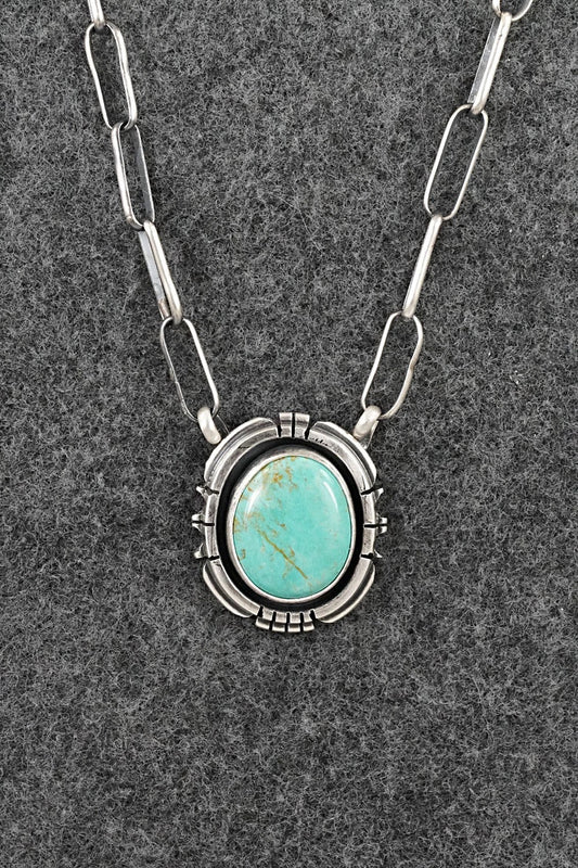 Turquoise & Sterling Silver Necklace - Daniel Benally