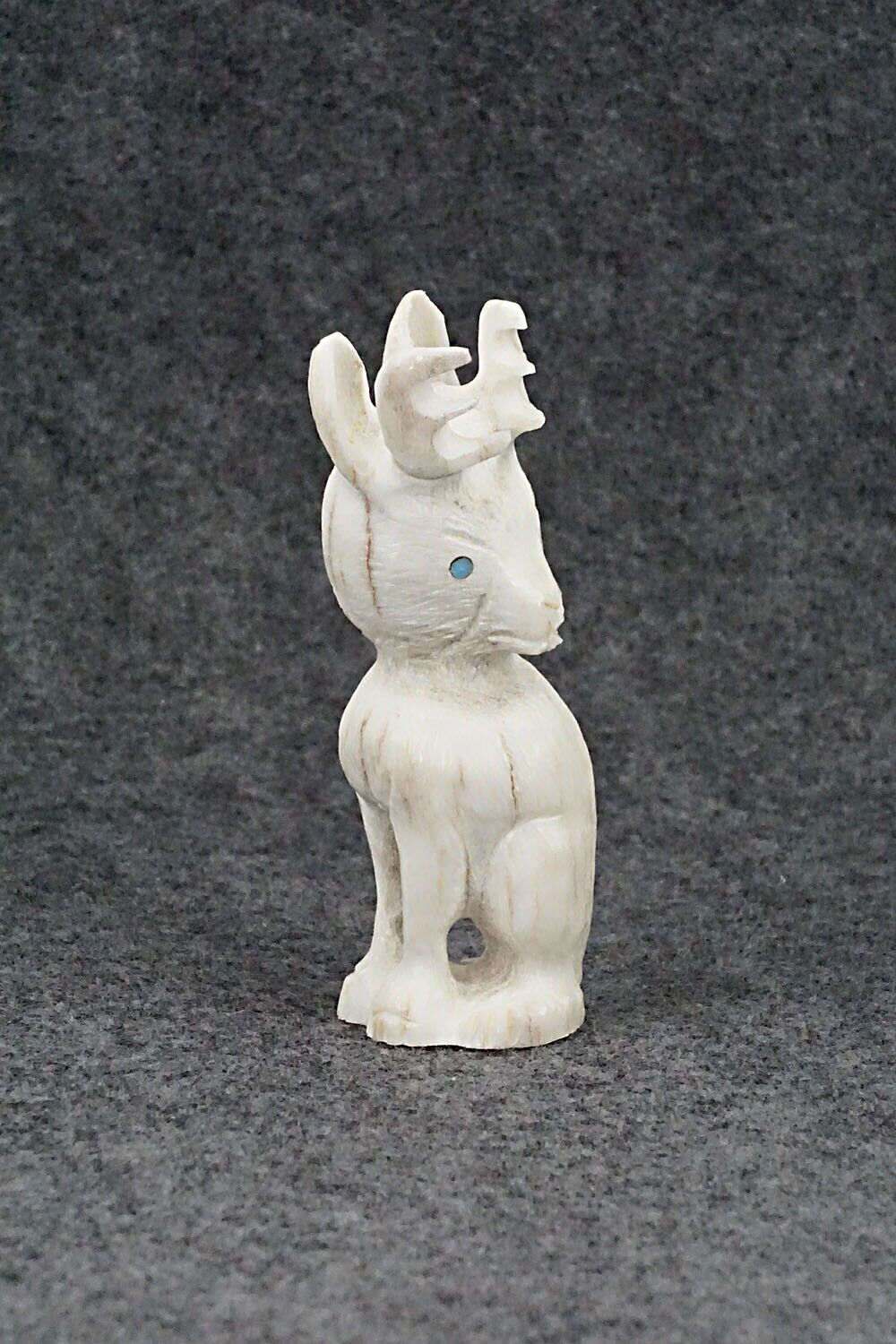 Jackalope Zuni Fetish Carving - Chris Peina