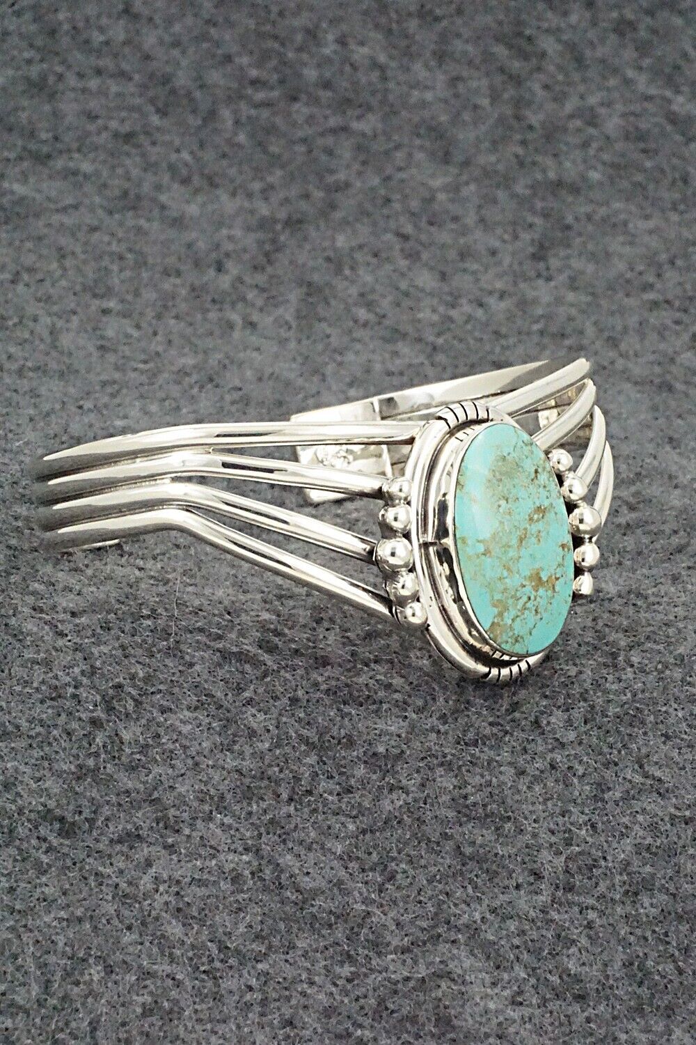 Turquoise & Sterling Silver Bracelet - Harold Becenti