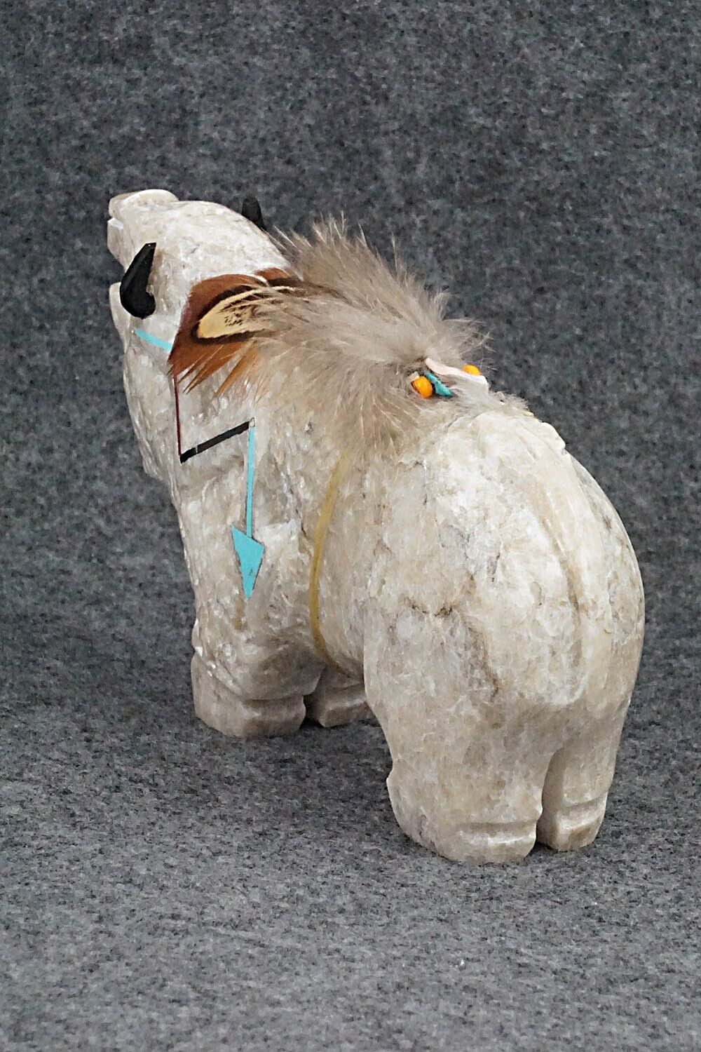 Buffalo Navajo Fetish Carving - Ben Livingston
