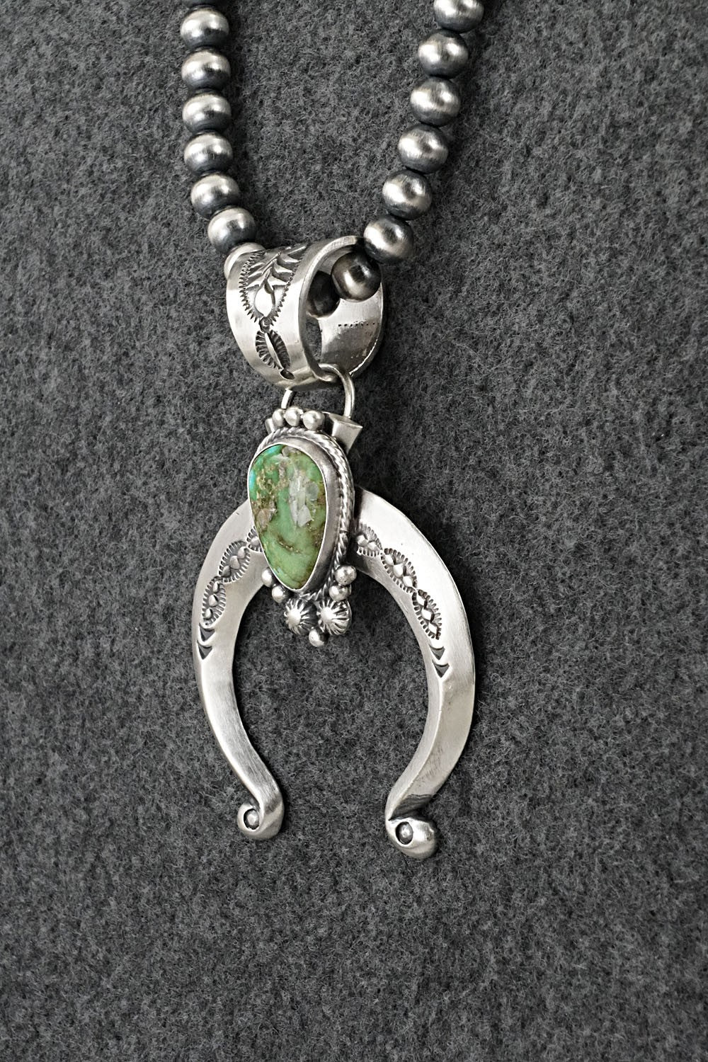 Turquoise & Sterling Silver Necklace - Samuel Yellowhair