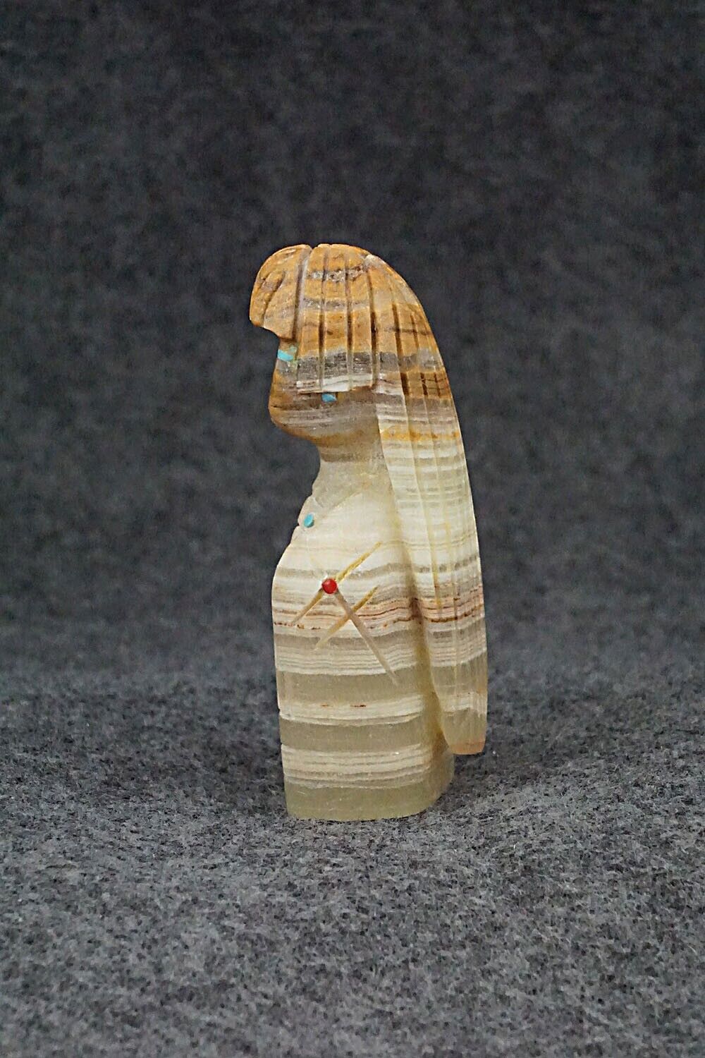 Corn Maiden Zuni Fetish Carving - Douglas Martza