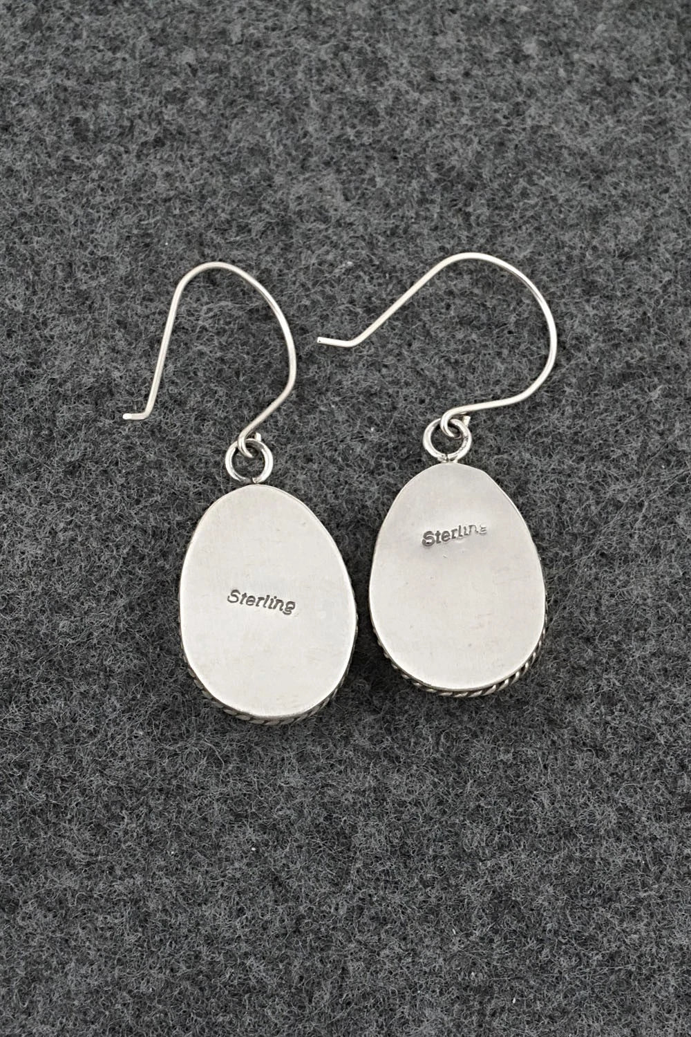 Turquoise & Sterling Silver Earrings - Rosemary Saunders
