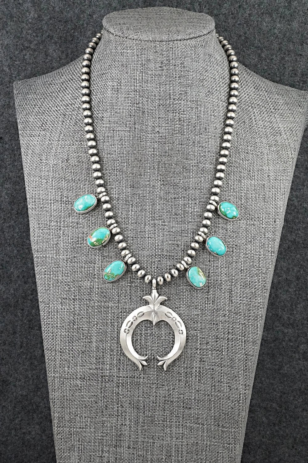 Turquoise & Sterling Silver Necklace - Latricia Largo
