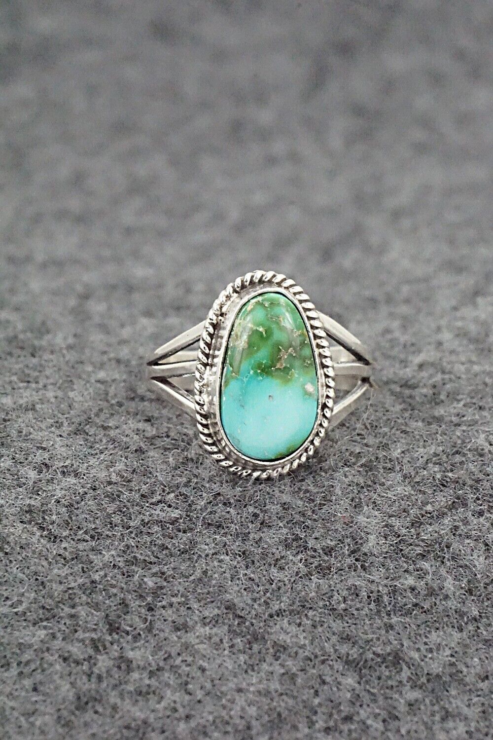 Turquoise & Sterling Silver Ring - Alice Rose Saunders - Size 6.25