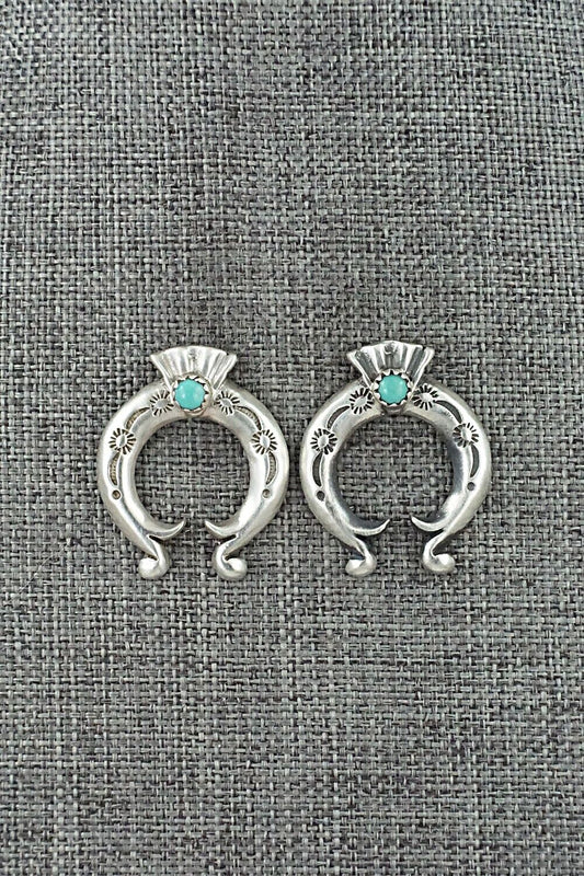 Turquoise & Sterling Silver Earrings - Paige Gordon