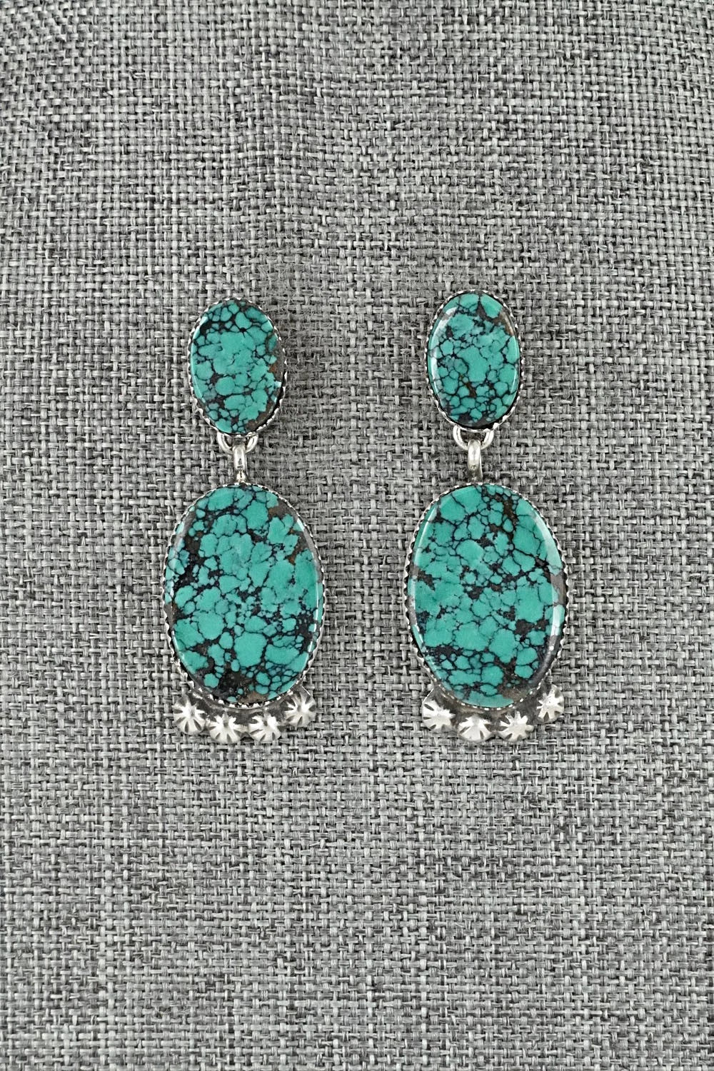 Turquoise & Sterling Silver Earrings - Selina Warner