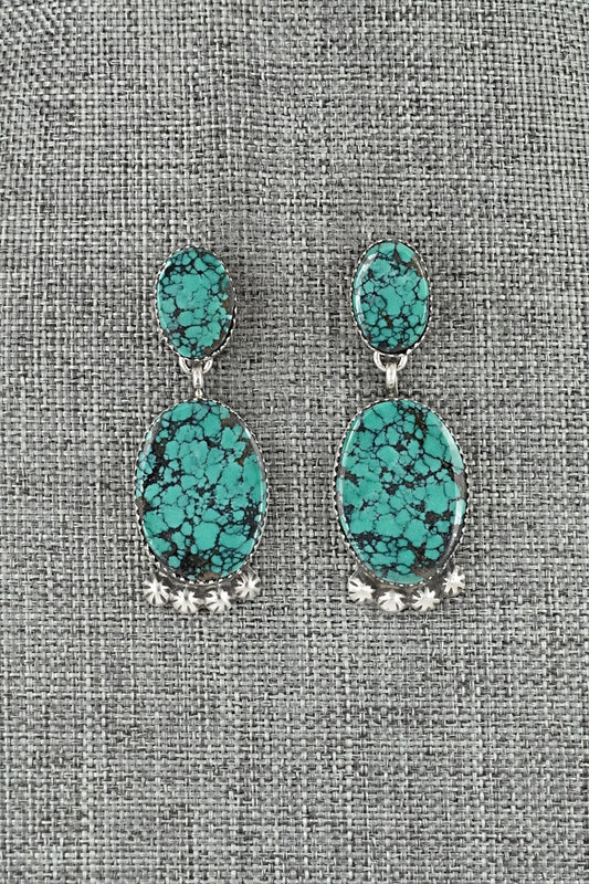 Turquoise & Sterling Silver Earrings - Selina Warner