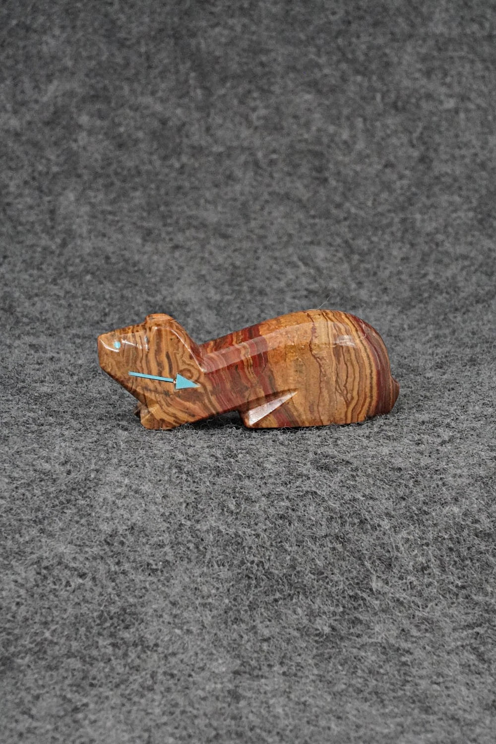 Mountain Lion Zuni Fetish Carving - Clayton Panteah
