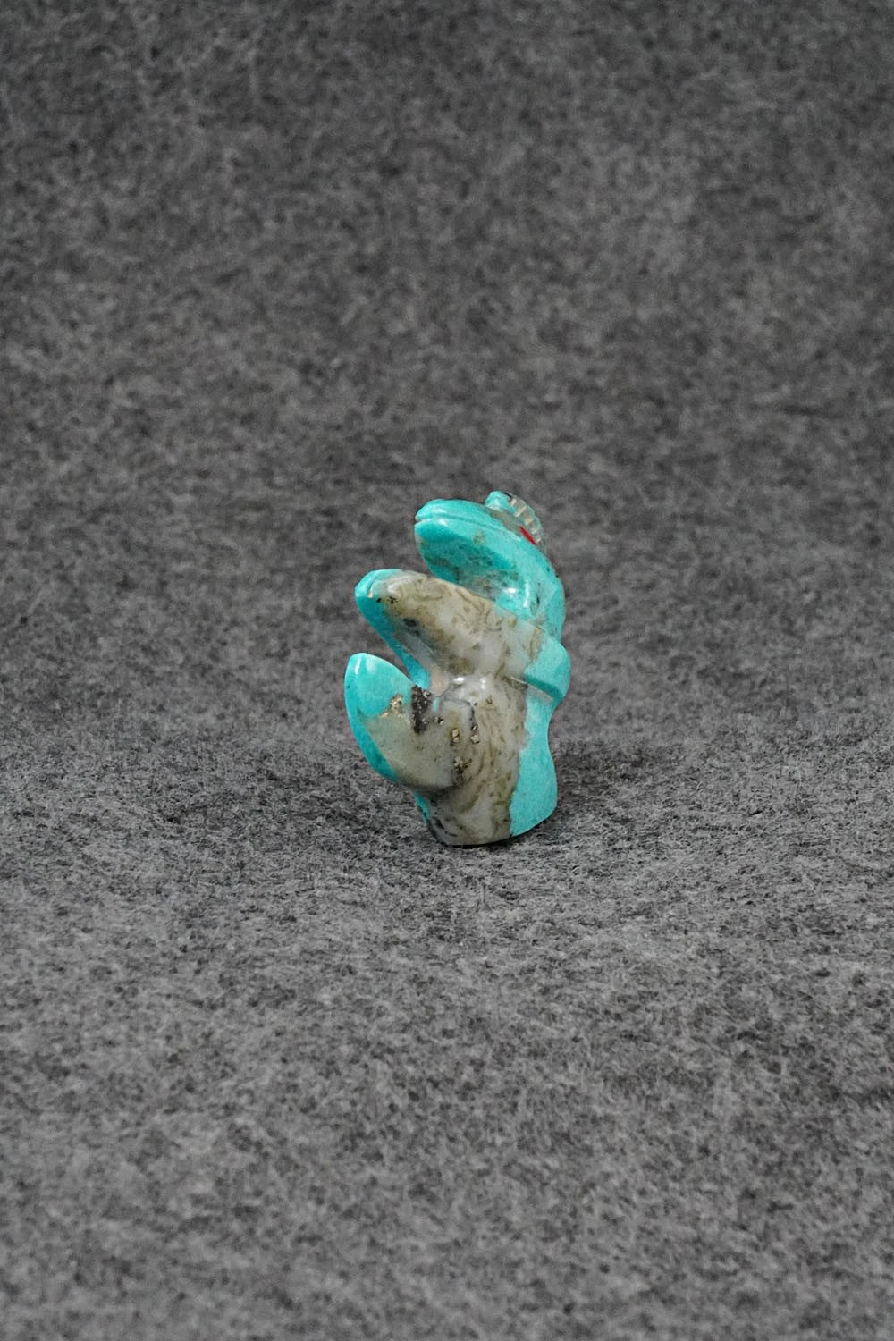 Dinosaur Zuni Fetish Carving - Kenric Laiwakete