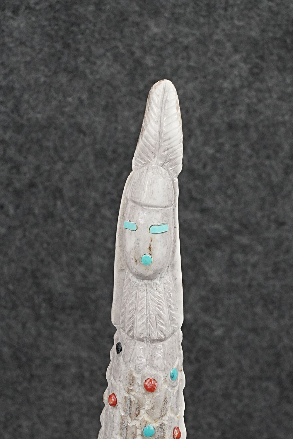 Corn Maiden Zuni Fetish Carving - Garrick Weeka