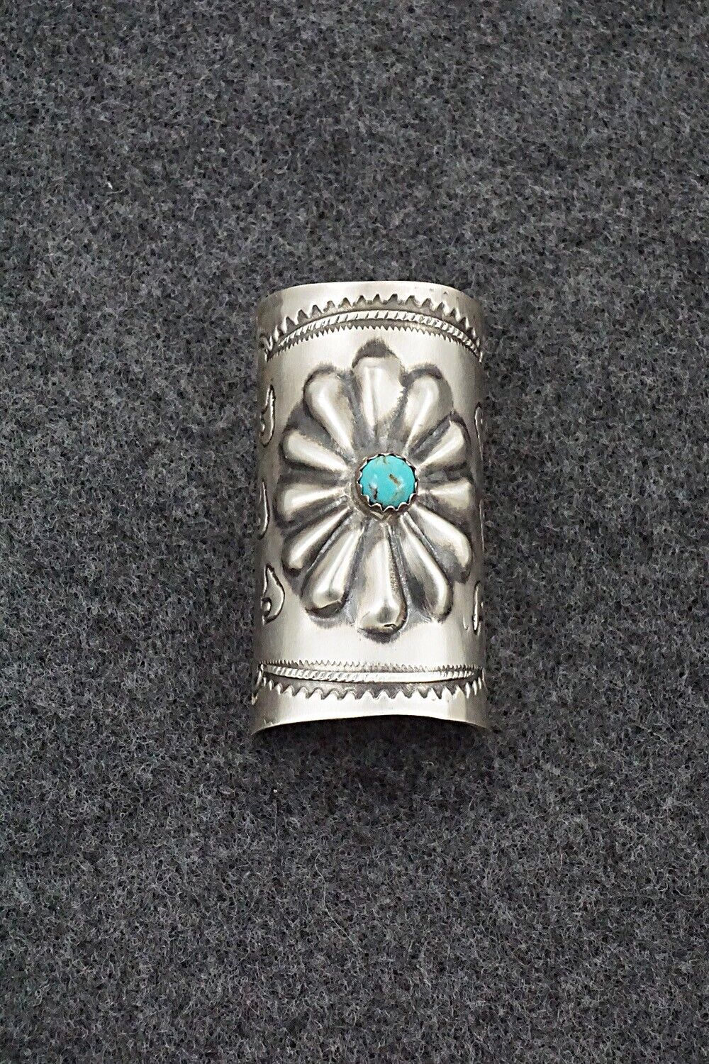 Turquoise & Sterling Silver Hair Pin - Arlene Soce