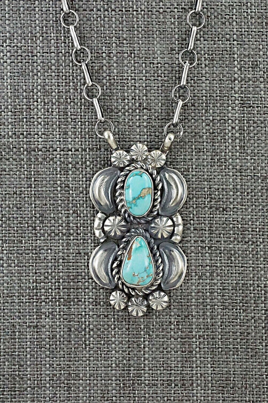 Turquoise & Sterling Silver Necklace - Jeff James
